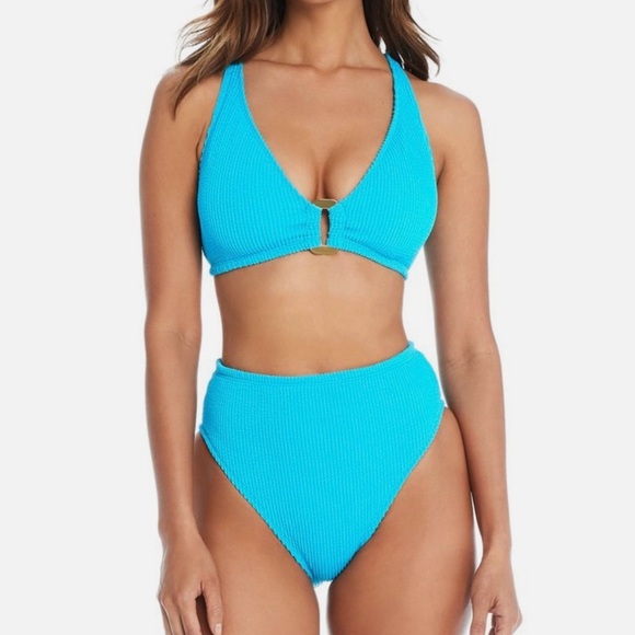 NWT Bleu by Rod Beattie
Women's High-Waist Bikini Bottoms size 8 - Picture 3 of 4